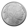 Highland Mint (HM) 1/2 Oz Buffalo Silver Round
