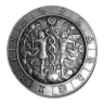 1 oz .999 Fine Silver Zodiac Round - Gemini the Twins (May 21st - Jun 20th)