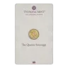 The Quarter-Sovereign 2026 Gold Bullion Coin in Blister
