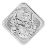 1 oz The Royal Mint Britannia and Liberty Silver Bar (New)