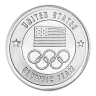 1-oz U.S. Olympic Team .999 Fine Silver Round