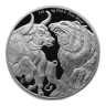 2022 Tokelau 1 oz Silver $5 Bull & Bear