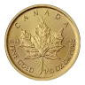 1/10 oz Gold Maple Leaf Coin - Random Year- Royal Canadian Mint - RCM .9999 Au