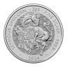 Tudor Beasts Seymour Unicorn 2oz Silver Coin 2024 | margin scheme