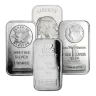 1 Oz Silver Bar - Secondary Market (.999+ Fine)