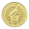 2021 1 oz Gold Britain Queen's Beast - The White Greyhound