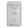 1oz Baird & Co Platinum Minted Bar