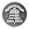 Asahi Liberty Bell 1 Oz Silver Round (New)