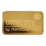 5 Gram Umicore Minted Gold Bar