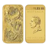 1oz Gold Dragon Rectangle Coin 2024