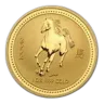 2002 Australia 1 oz Gold Lunar Horse BU (Series I)