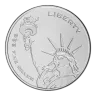 1 oz Liberty Silver Round
