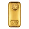 5 oz Gold Bar - Perth Mint (Poured, Old Style Swan) - Vintage