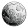 Somalia 1 oz Silver Elephant (Random, Abrasions)