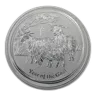 2015 Australia 1 kilo Silver Lunar Goat BU