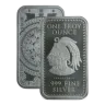 1 oz Aztec Calendar Silver Bar