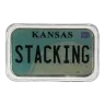 Kansas License Plate - Stacking Across America 1oz Silver Bar