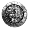 1 oz .999 Fine Silver Zodiac Round - Sagittarius the Archer (Nov 22nd - Dec 21st)