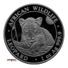 1 oz Somali Leopard Silver Coin
