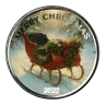 1 oz Christmas Sleigh 2025 Silver Round