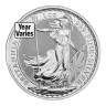 1 Oz Silver Great Britain Britannia .999 - BU (Random Year)