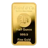 1/2oz Gold Minted Bar Baird & Co