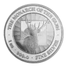 1oz Silver Round Monarch 999
