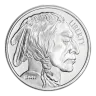 1 OZ SILVER ROUND BUFFALO SUNSHINE MINT