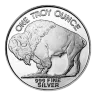Silver Buffalo Round includes capsule