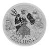 2021 Tuvalu 1 oz Silver Gods of Olympus Poseidon
