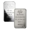 10 Oz Platinum Bar (.999+ Fine) - Brand of Our Choice