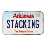 Arkansas License Plate - Stacking Across America 1oz Silver Bar