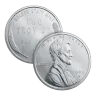 2 oz Lincoln Wheat Cent Silver Round