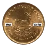 1/4 oz Gold Krugerrand (Year Varies)