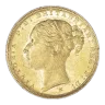 Young Head Victoria Sovereign with St George Reverse (minted from 1871 to 1887)