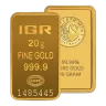 Secondary Market 20 Gram Gold Bar (Out of Plastic)