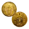 1/200 oz .9999 Fine Gold Round - Monarch - Egyptian King Tut (Sealed in Capsule)