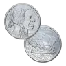 1 oz .999 Fine Silver Round - Buffalo/Indian Head - Pendleton Style