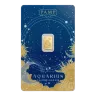 1/2 gram Gold Bar - PAMP Suisse Zodiacs - Aquarius