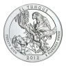 2012 5 Oz America The Beautiful El Yunque Silver Coin - BU