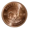 South Africa Gold Krugerrand 1 Ounce 2017 50th Anniversary Privy Mark