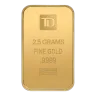 2.5 g Gold TD Bank Bar - Toronto Dominion Bank - .9999 Au