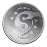 2020 $5 Equilibrium 1oz .999 Silver BU Coin