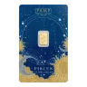 0.5g Zodiac Pisces Gold Bar