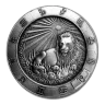 1 oz .999 Fine Silver Zodiac Round - Leo the Lion (Jul 23rd - Aug 22nd)