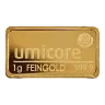 1 Gram Umicore Minted Gold Bar