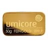 50 Gram Umicore Minted Gold Bar