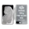 PAMP 100 Gram Silver Fortuna Bar