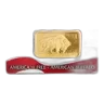 1 oz Gold Bar - PAMP American Buffalo (In Assay)