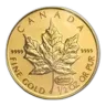1999 Canada 1/2 oz Gold Maple Leaf BU (20 Years ANS Privy)